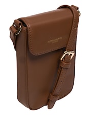 Pure Luxuries London Alexis Leather Cross Body Phone Bag - Image 4 of 7
