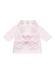 Emile Et Rose Pink Flower Emb Pockets And Mitts Microfibre Jacket - Image 3 of 4