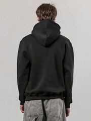 Religion Black 100% Cotton Ripped Hoodie - Image 2 of 4