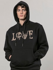 Religion Black 100% Cotton Love Hoodie - Image 3 of 4