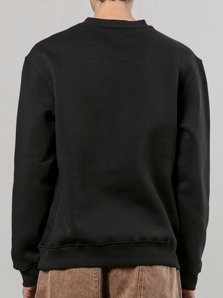 Religion Black Wings Skull 100% Cotton Sweater - Image 2 of 5
