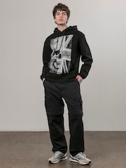 Religion Black 100% Cotton Union Jack Hoodie - Image 3 of 3