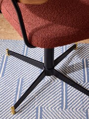 MADE.COM Rust Red Amalyn Office Chair - Image 3 of 4