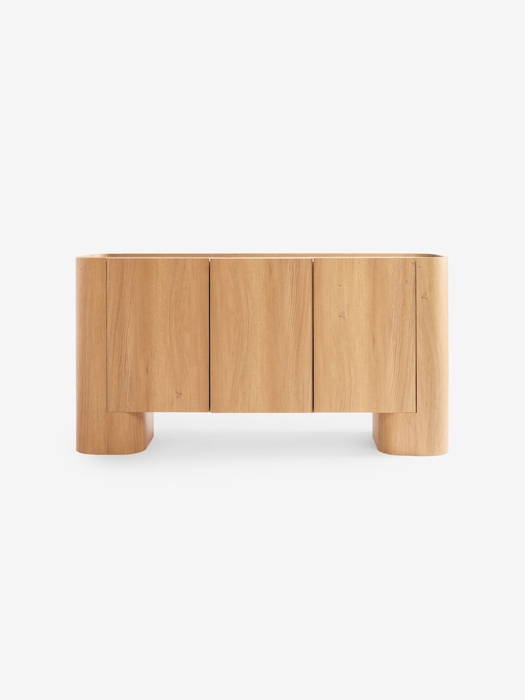 MADE.COM Light Oak Effect Kain Large Large Sideboard - Image 1 of 2
