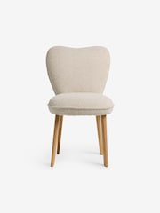 MADE.COM Set of 2 Casual Boucle Natural Tylar Dining Chairs - Image 5 of 5