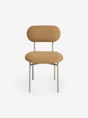 MADE.COM Set of 2 Caramel Pax Boucle and Ecru Legs Clemmie Dining Chairs - Image 5 of 5