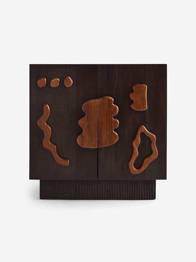 MADE.COM Dark Mango Wood Amma Sideboard - Image 2 of 5 MADE.COM Dark Mango Wood Amma Sideboard - Image 2 of 5