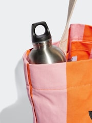 adidas Pink/Orange Stripe 100% Cotton Bag - Image 5 of 5
