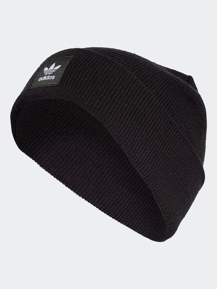 adidas originals Black Cuff Knit Hat - Image 1 of 5