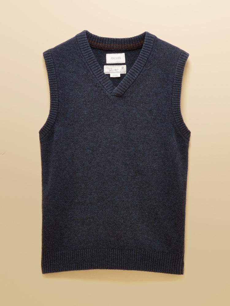Joules Highland Navy Knitted Tank Top - Image 7 of 7 Joules Highland Navy Knitted Tank Top - Image 7 of 7