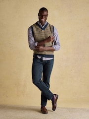 Joules Ferguson Wool-Rich Houndstooth Vest - Imagem 3 de 9