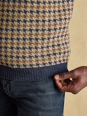 Joules Ferguson Wool-Rich Houndstooth Vest - Imagem 6 de 9