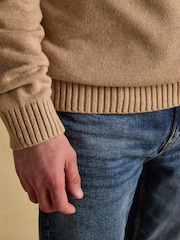 Irish Wolf Hound Oatmeal Crew Neck Jumper - Image 9 of 10