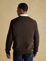 Joules Jonty Brown Crew Neck Jumper - Image 3 of 9