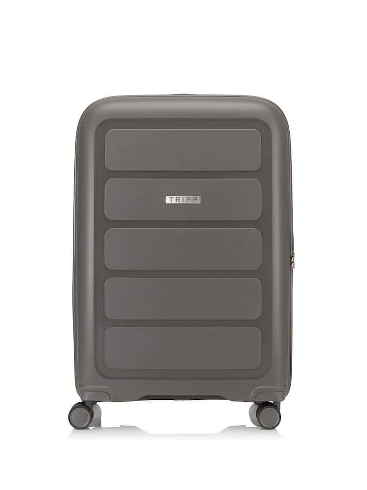 Tripp Grey Large Travel 4 Wheel Suitcase - Image 1 of 5