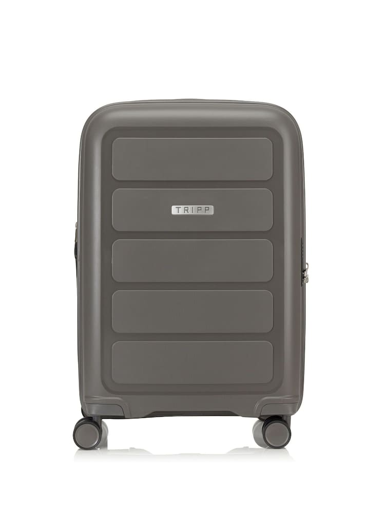 Tripp Grey Medium Travel 4 Wheel Suitcase - Image 1 of 5