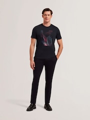 Ted Baker Fether Short Sleeve Box Printed T-Shirt - Imagen 3 de 5