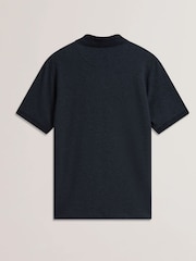 Ted Baker Redman Polo-Shirt mit kurzen Ärmeln und Struktur - Bild 6 von 6