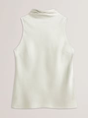 Ted Baker Green Anini Cowl Neck Sleeveless Top - Image 5 of 6
