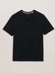 Ted Baker Black Curlys Short Sleeve Regular Textured T-Shirt - Image 5 of 5