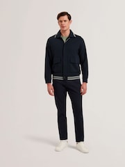 Ted Baker Blue Mall Long Sleeve Concealed Placket Jacket - Image 1 of 6
