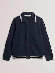Ted Baker Blue Mall Long Sleeve Concealed Placket Jacket - Image 5 of 6