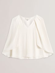 Ted Baker Cream Evros Long Sleeve Blouse - Image 5 of 6