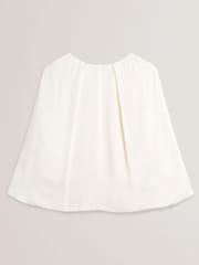 Ted Baker Cream Evros Long Sleeve Blouse - Image 6 of 6