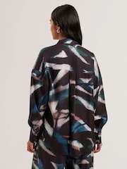 Ted Baker Tropiza Printed Oversized Boyfriend Shirt - Imagen 4 de 6