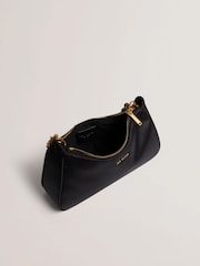Ted Baker Purple Bolt Agnise Chain Detail Satin Shoulder Bag - Image 3 of 4