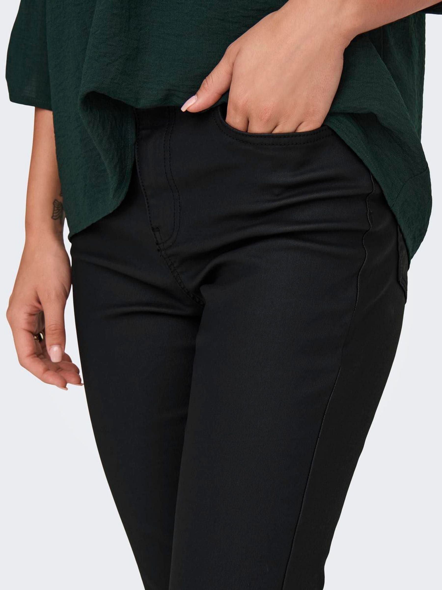 Denim fitted cashmere and cotton jacket – Barrie
