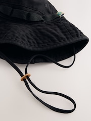 Black Boonie 100% Cotton Hat - Image 2 of 3