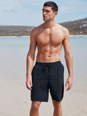Black/Navy Blue Utility Swim Shorts 2 Pack - Image 3 of 19