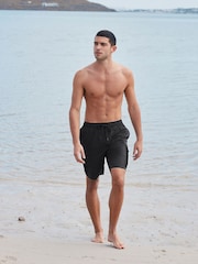 Black/Navy Blue Utility Swim Shorts 2 Pack - Image 9 of 19