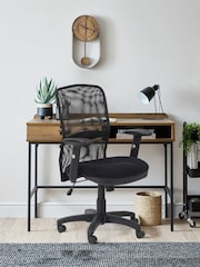 Alphason Black Dakota Mesh Back Office Chair - Image 1 of 5