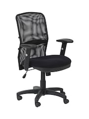Alphason Black Dakota Mesh Back Office Chair - Image 5 of 5