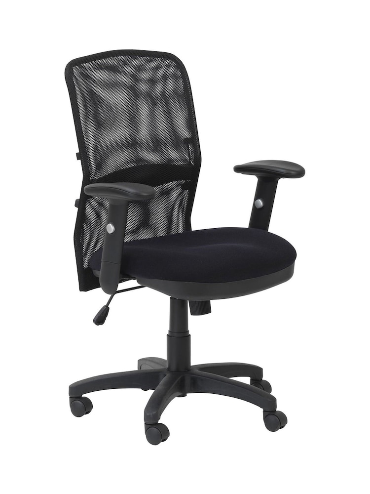Alphason Black Dakota Mesh Back Office Chair - Image 5 of 5