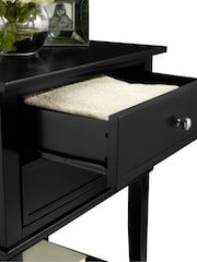 Dorel Home Black Franklin Accent Table with 2 Drawers - Image 3 of 6