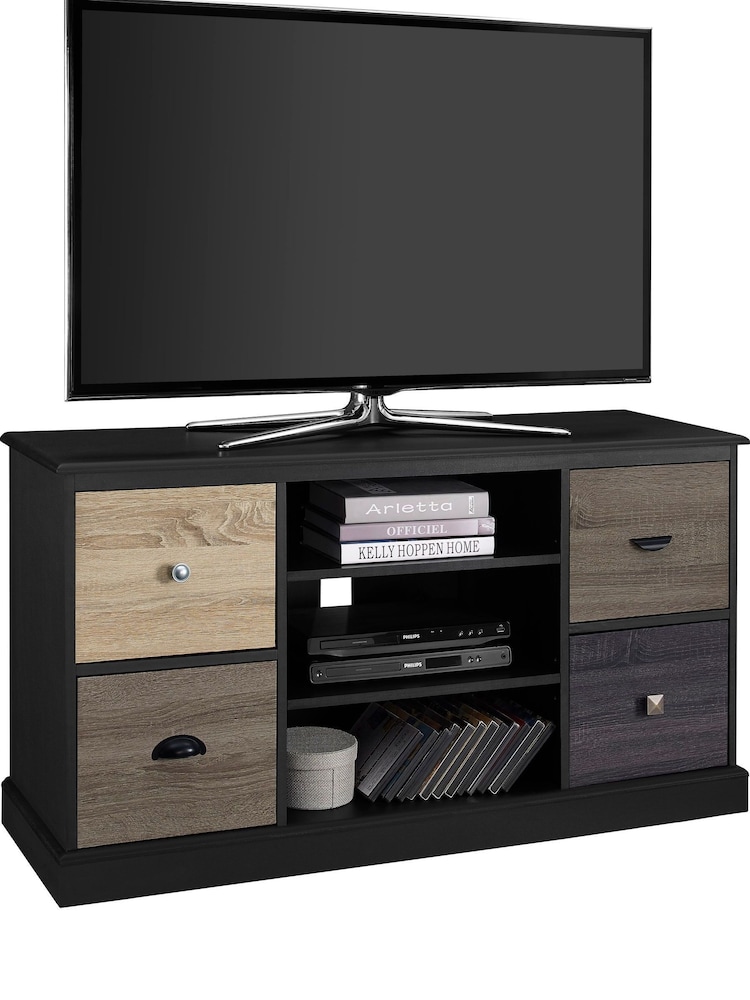 Dorel Home Black Mercer TV Unit Up to 50 Inch - Image 6 of 6
