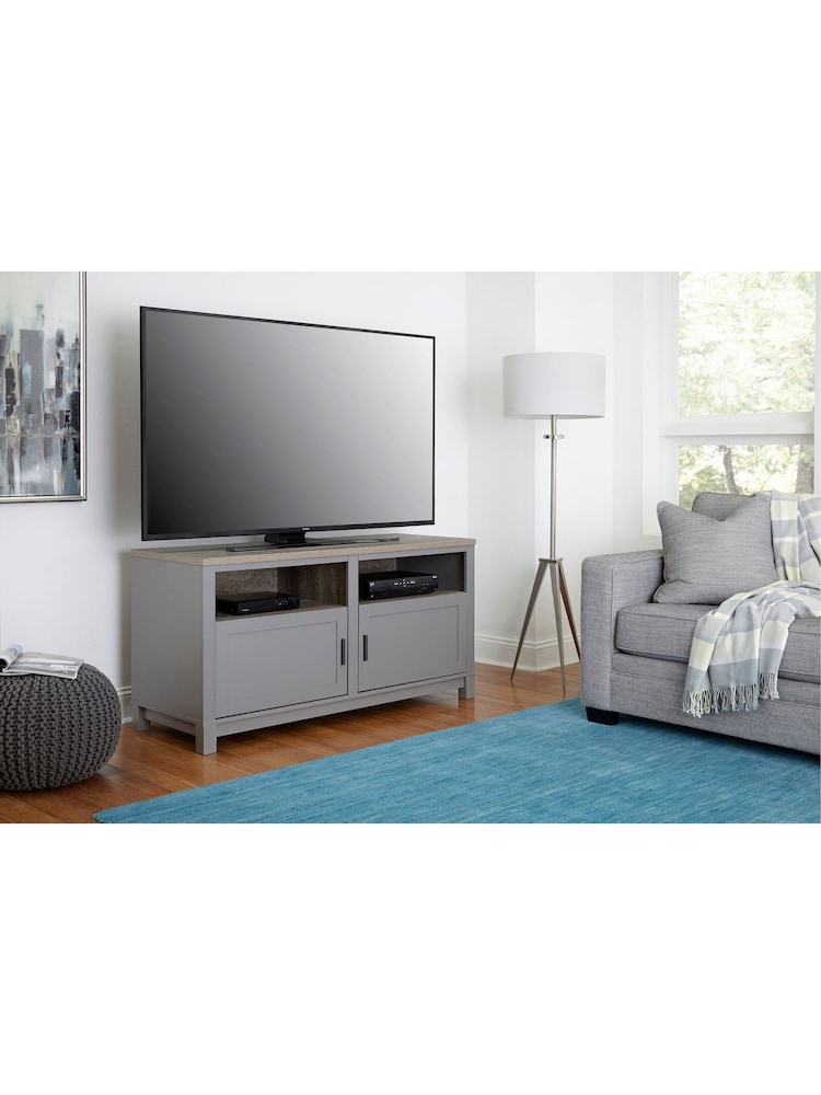 Dorel Home Grey Carver TV Unit, up to 60 inch - Image 1 of 5