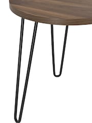 Dorel Home Walnut Owen Retro Round Side Table - Image 5 of 6