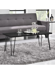 Dorel Home Black Oak Owen Retro Coffee Table - Image 1 of 6
