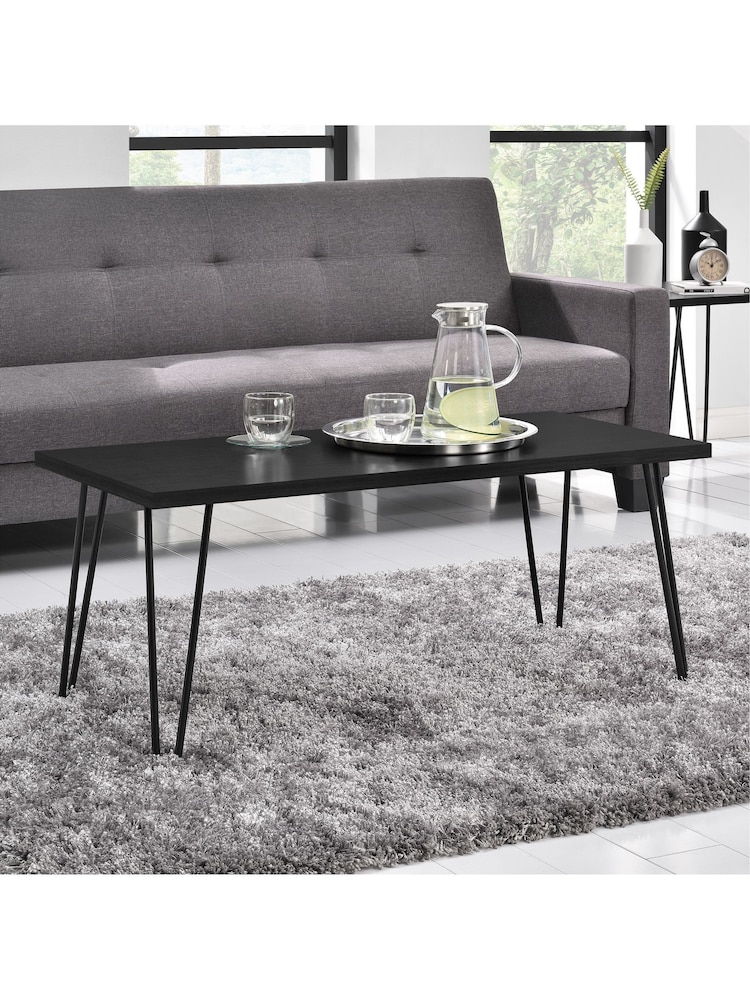 Dorel Home Black Oak Owen Retro Coffee Table - Image 10 of 10 Dorel Home Black Oak Owen Retro Coffee Table - Image 10 of 10