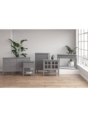 Dorel Home Grey Franklin Accent Table with 2 Drawers - Image 3 of 6