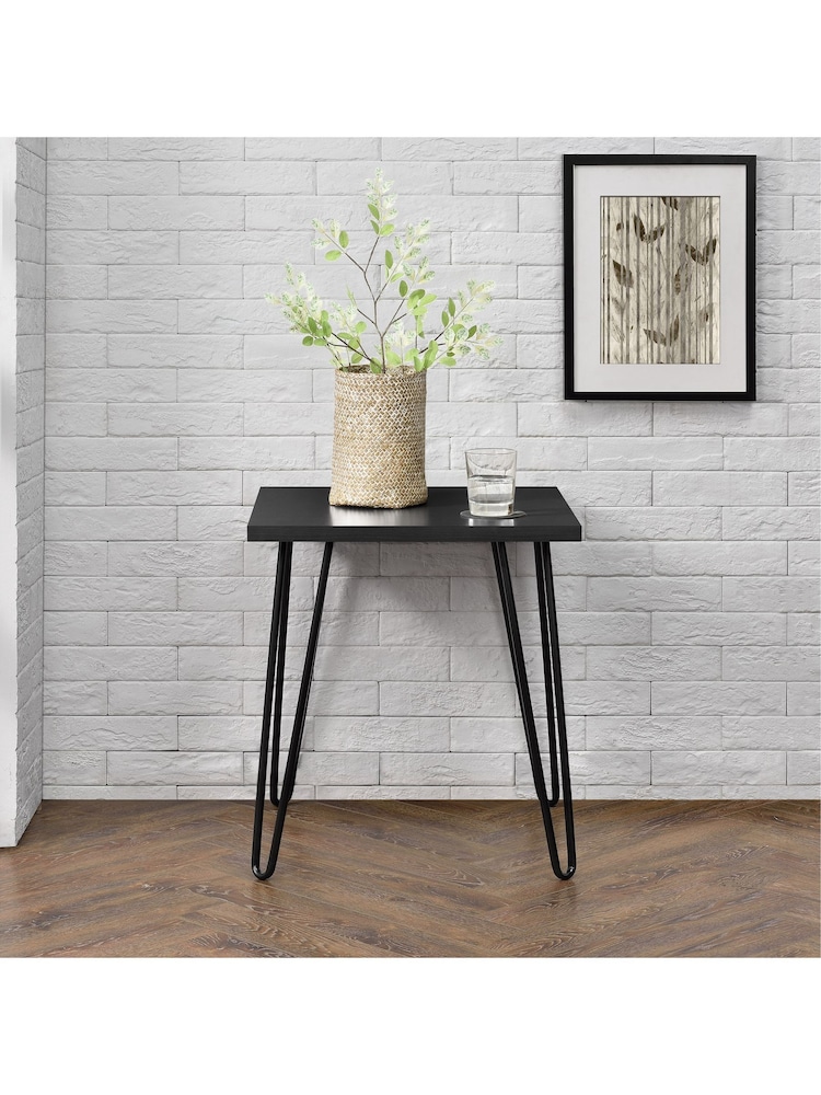 Dorel Home Black Oak Owen Retro Side Table - Image 2 of 6 Dorel Home Black Oak Owen Retro Side Table - Image 2 of 6