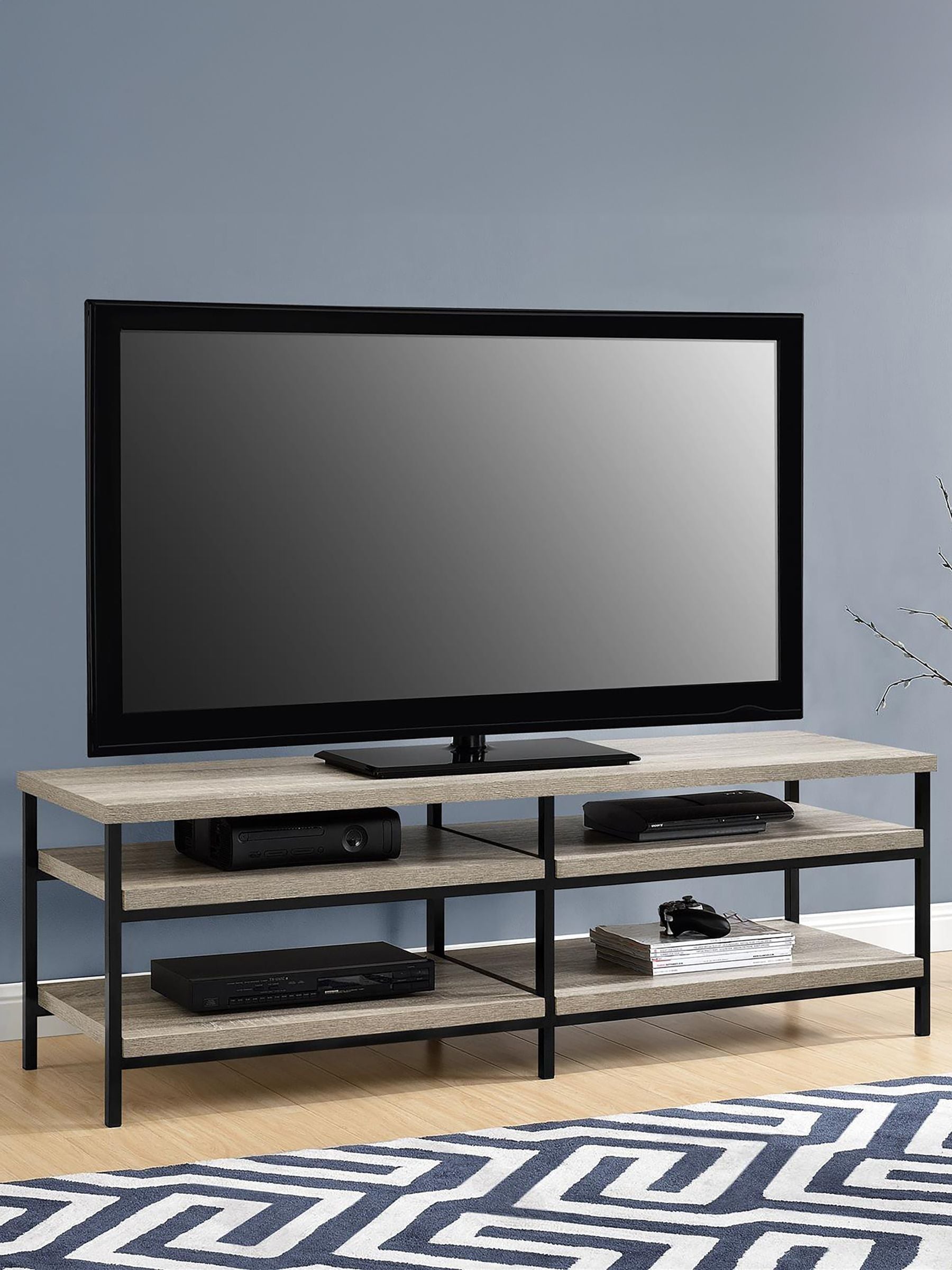 B&Q -  Home Elmwood Tv-Stand Distressed Grey Oak - Image 4