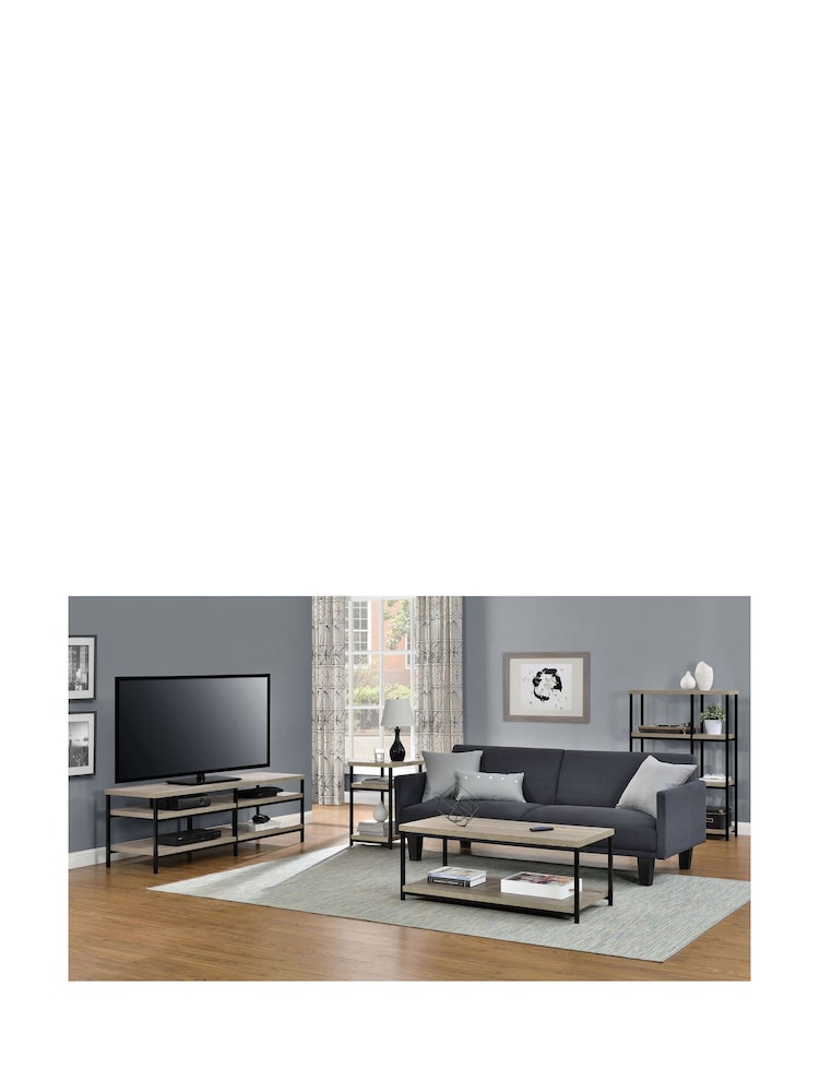 Dorel Home Grey Oak Elmwood TV Unit, up to 60 inch - Image 2 of 6