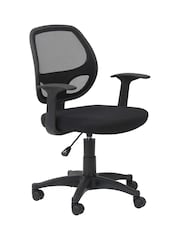Alphason Black Medium Back Mesh Operators Office Chair Davis - Image 2 of 5