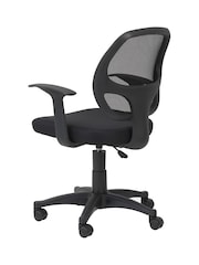 Alphason Black Medium Back Mesh Operators Office Chair Davis - Image 3 of 5