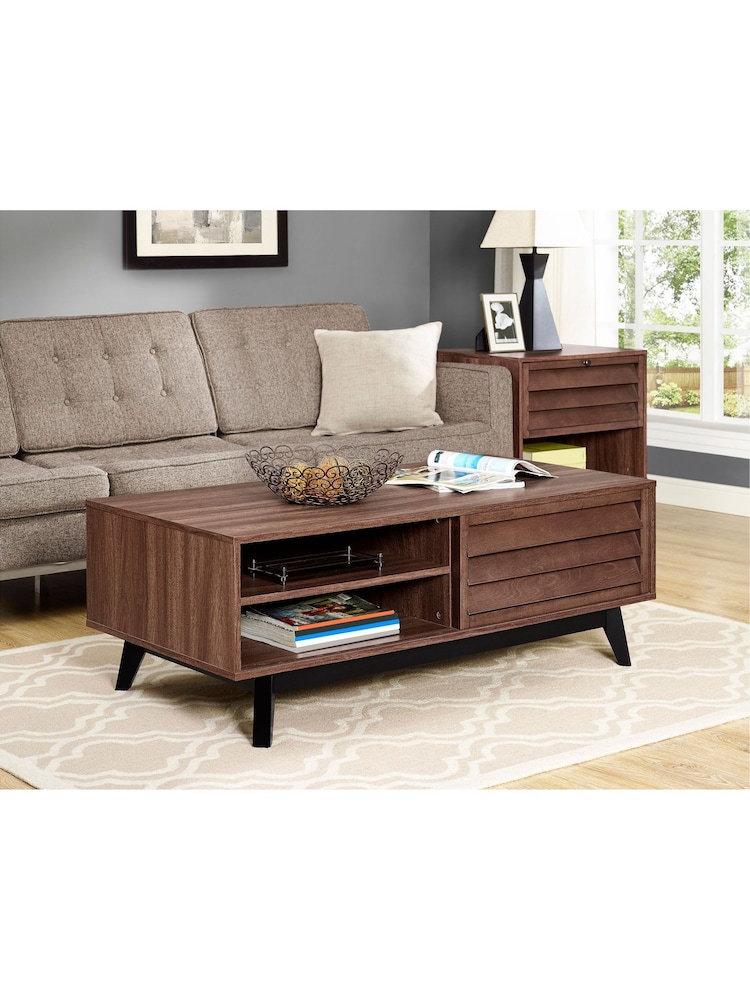 Dorel Home Walnut Vaughn Coffee Table - Image 2 of 6